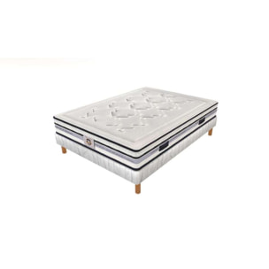 ENSEMBLE Chambourcy - Matelas 2 places + 1 Sommier