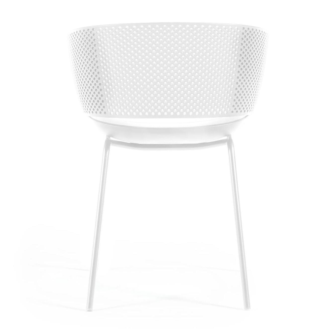 Silla 100% de exterior Yeray blanco