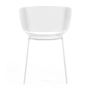 Silla 100% de exterior Yeray blanco