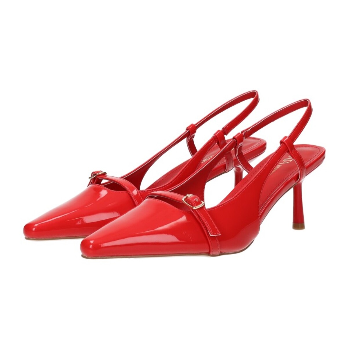 Décolleté sling back Donna Tata Italia Rosso