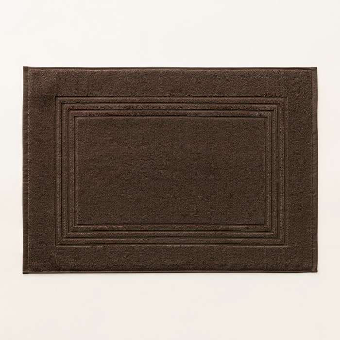 Tapis de Bain Coton Peigné - 920 g/m2 CAFÉ