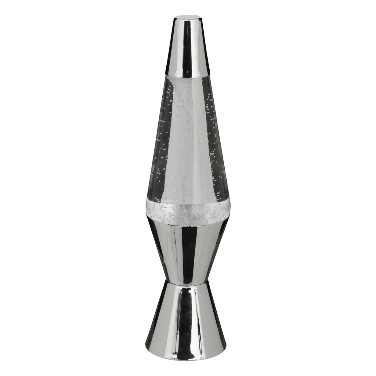 Lampe à poser champignon secteur Lava argent H36,5cm