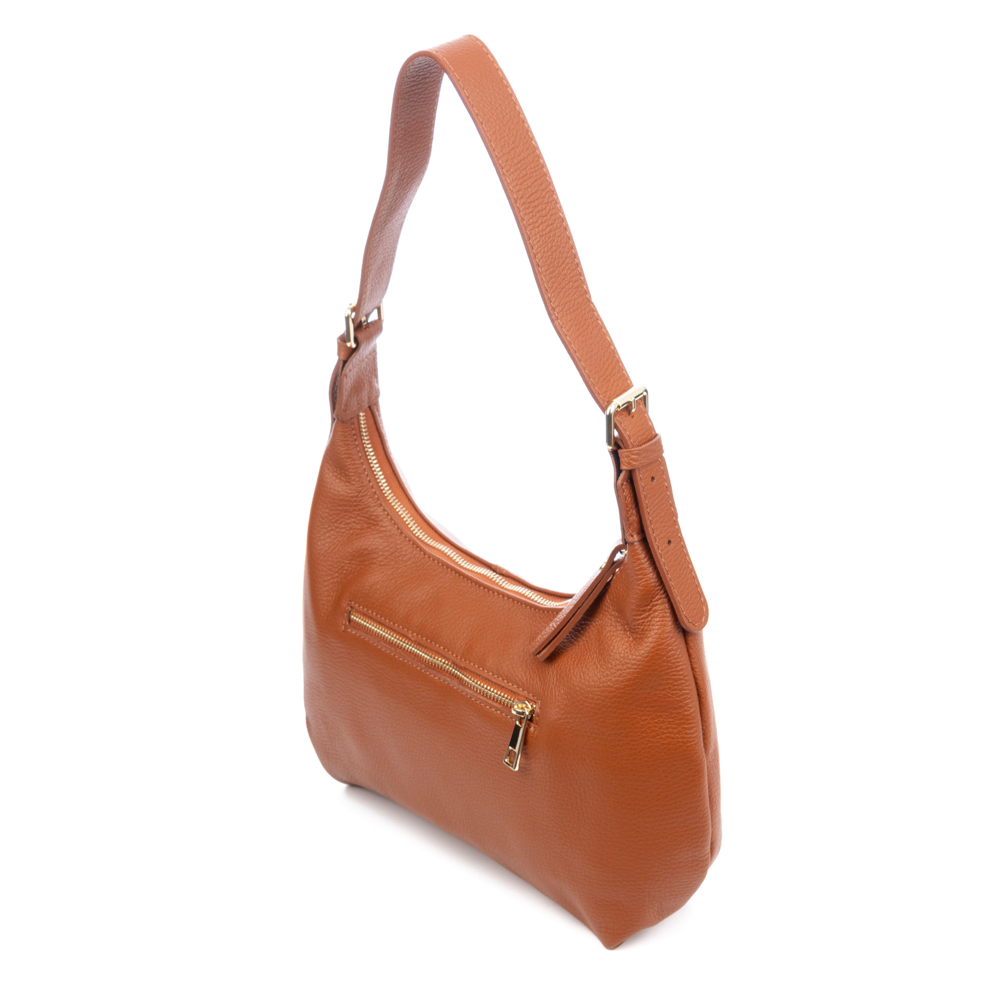 Aulla borsa a spalla donna. Pelle autentica Dollaro.