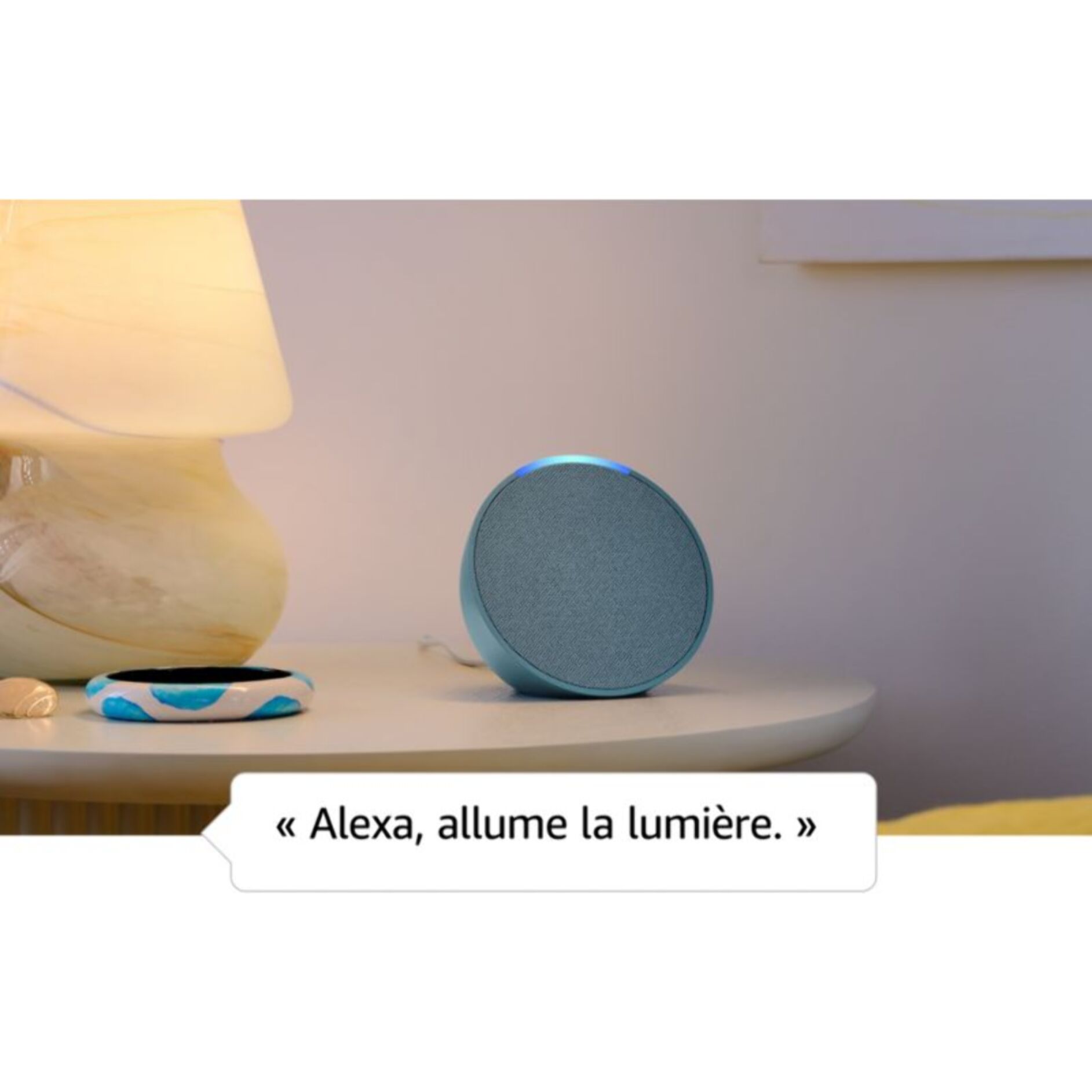 Assistant vocal AMAZON Echo Pop Blanc