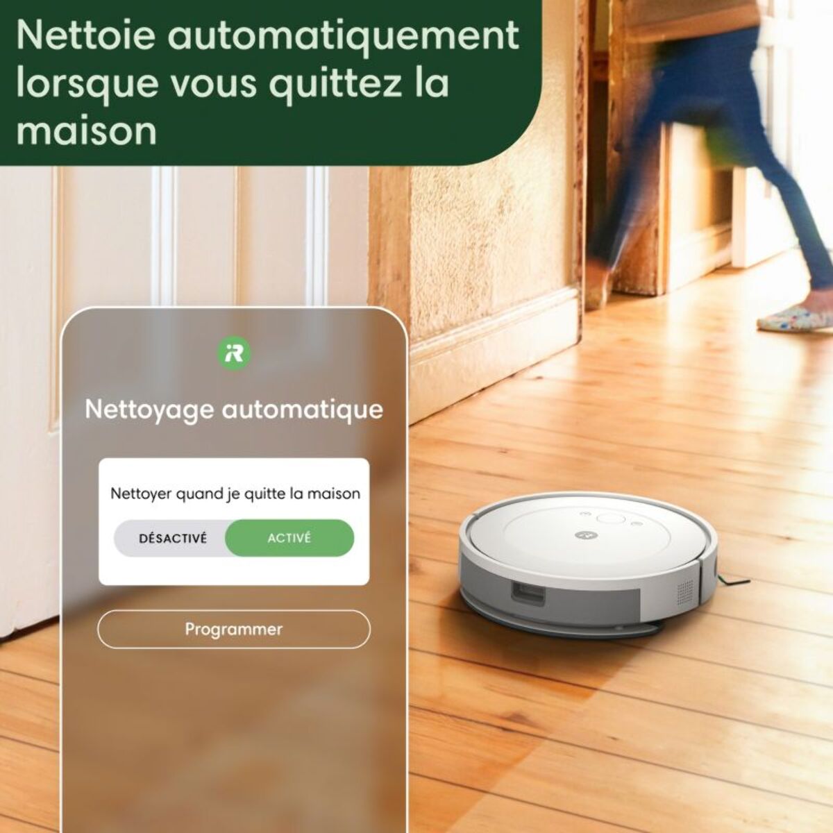 Robot Aspirateur Laveur IROBOT Roomba Combo Essential Y011240 blanc