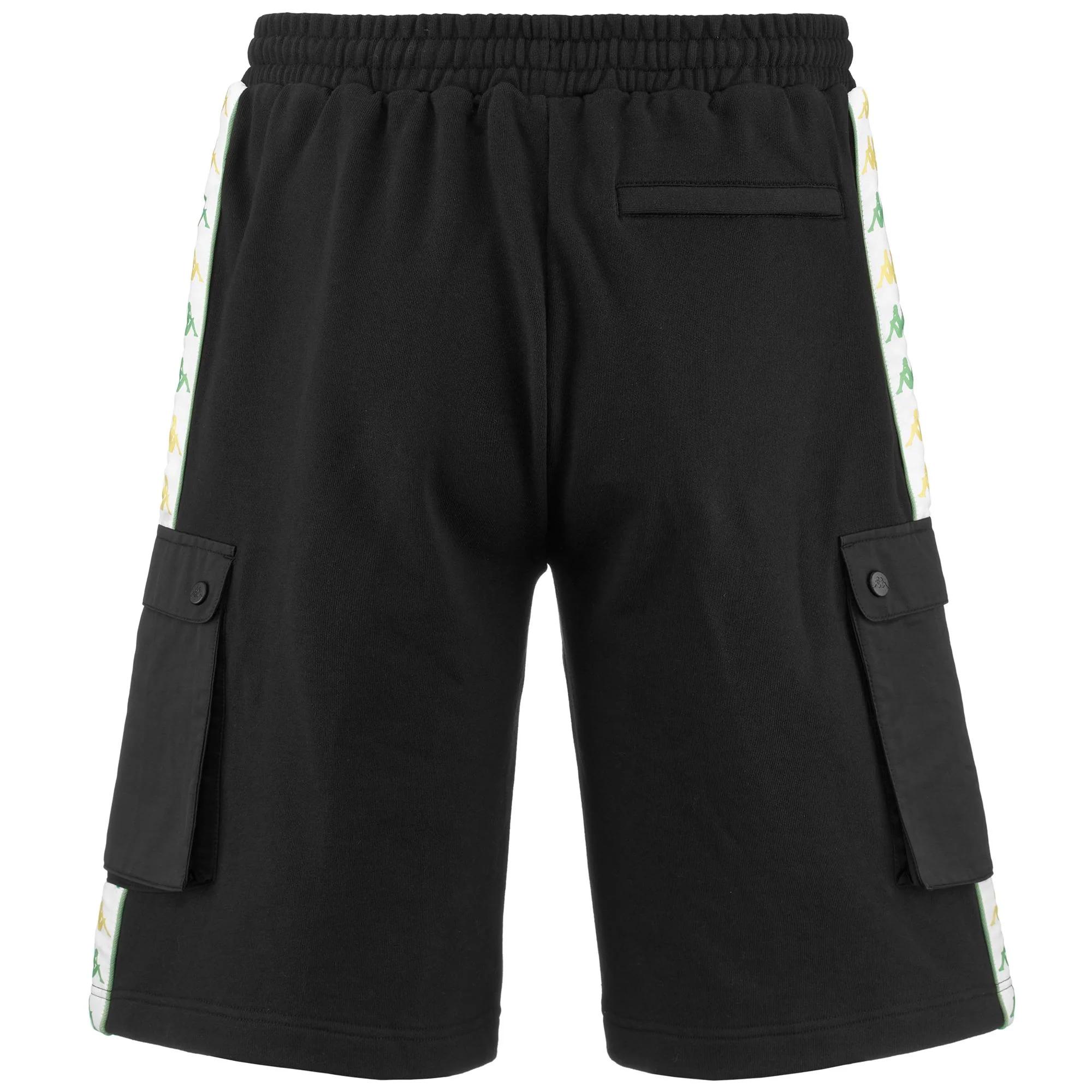 Pantaloncini Kappa Uomo 222 BANDA SANCIO Nero