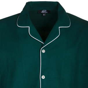 PIGIAMA UOMO in flanella verde