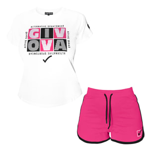 Completo Set Donna GIVOVA Corto Cotone