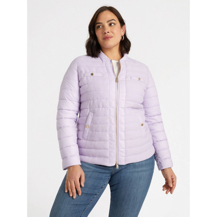 Fiorella Rubino - Piumino con imbottitura in Sorona® Aura​ - Viola