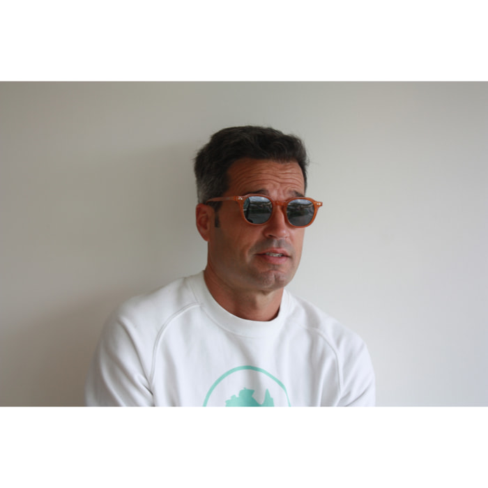 Gafas de sol OCEAN HILL - Miel brillante / Ahumada