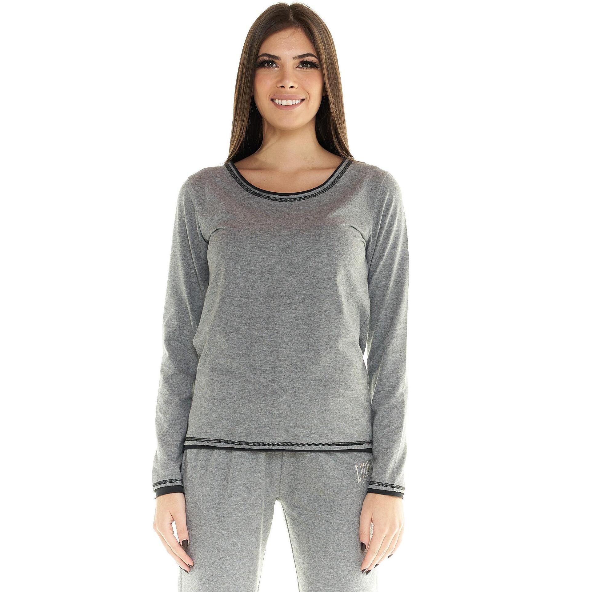 T-shirt Leone donna con maniche lunghe Leisure