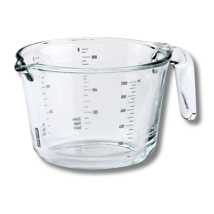 Verre mesureur en verre 1 L Zenker