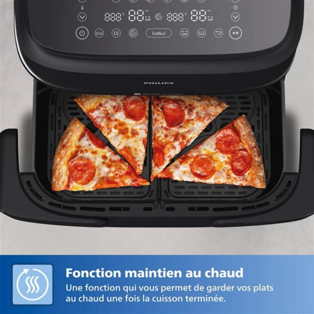 Airfryer PHILIPS double panier Série 1000 NA150/00