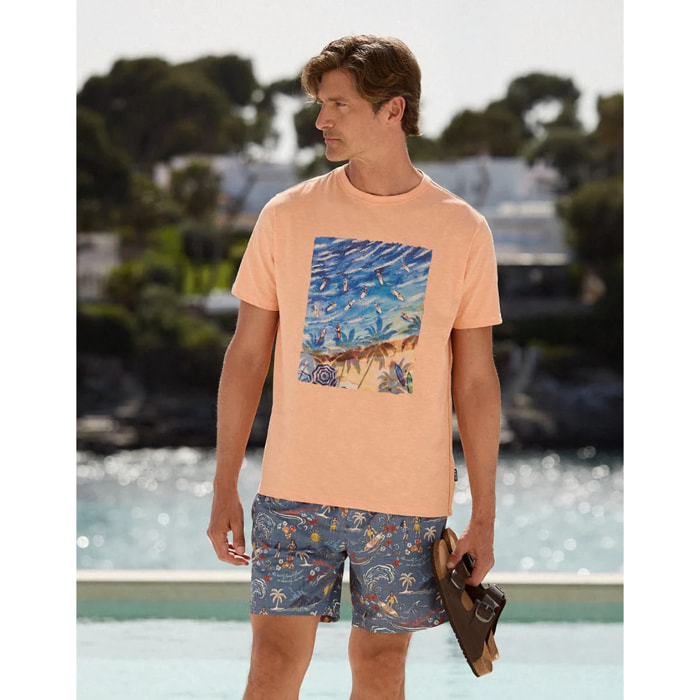 Camiseta Manga Corta Naranja - Uluwatu