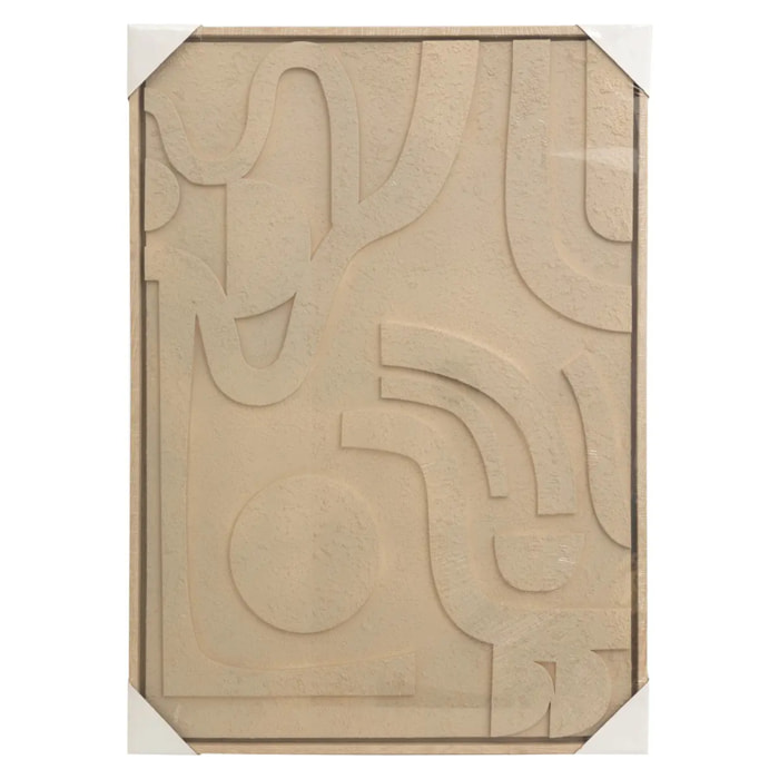 Déco mural 3D Azra beige 50x70cm