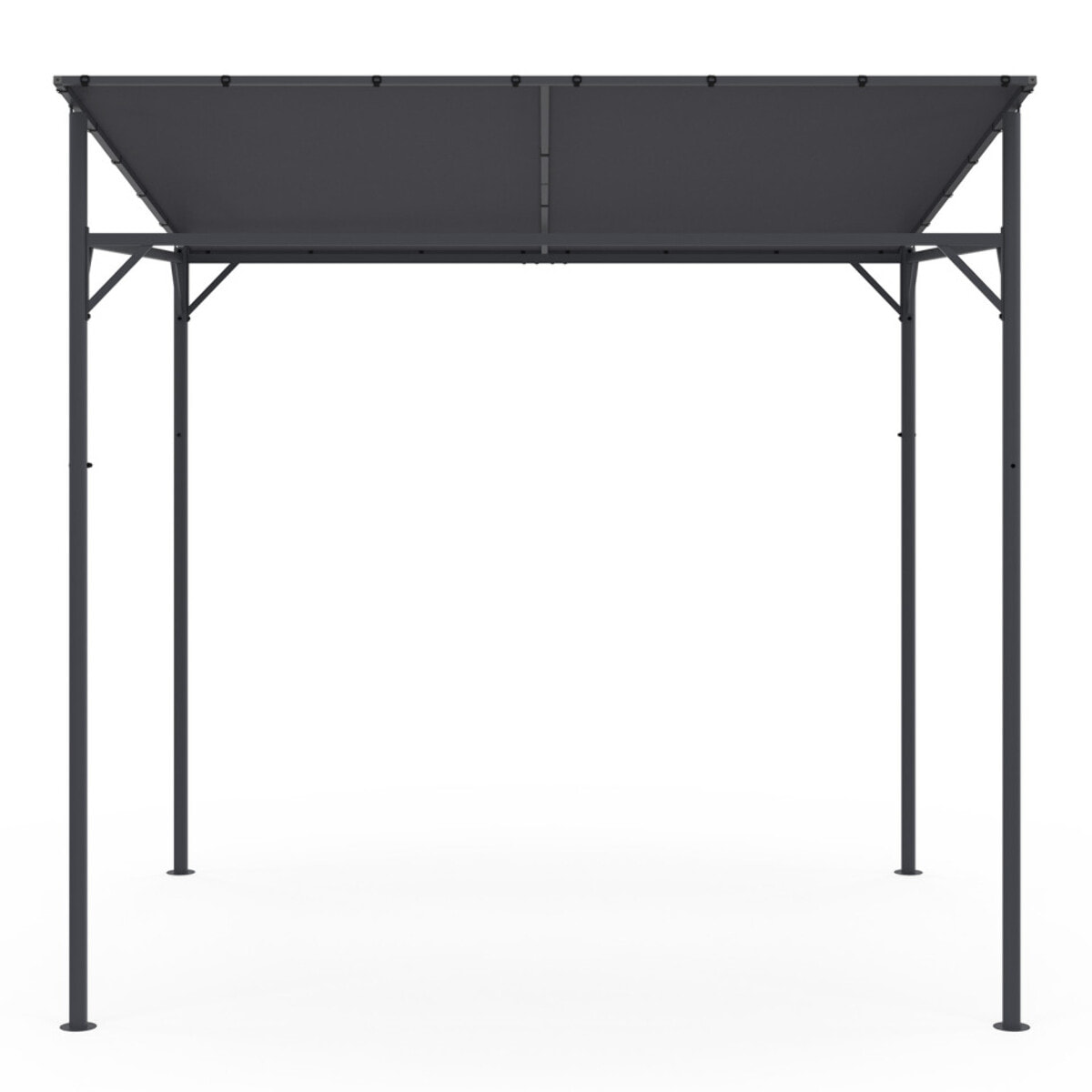 Pergola Gazebo 2.3x2.4m toit inclinable