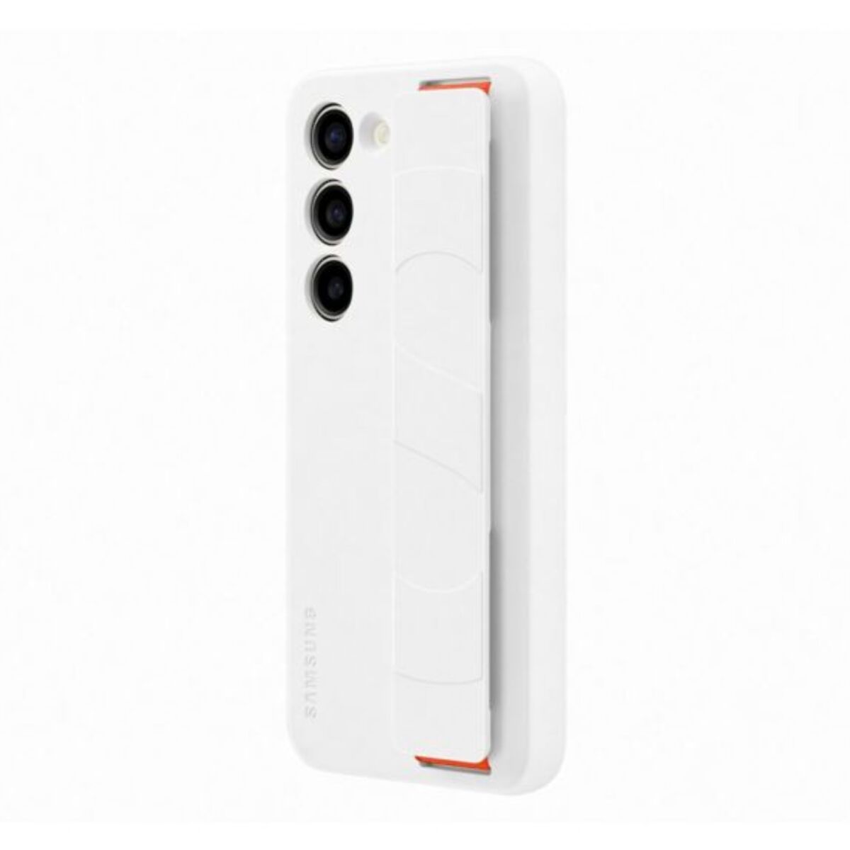 Coque SAMSUNG S23 Silicone avec laniere Blanc