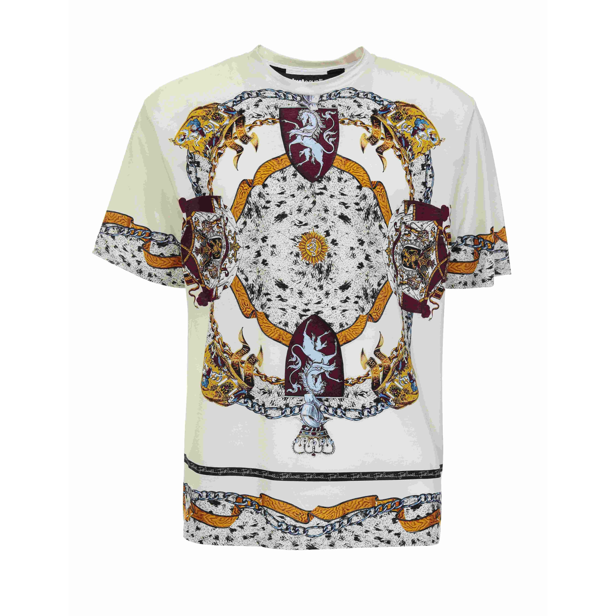 Just Cavalli T-shirt in cotone con stampa grafica Just Cavalli.