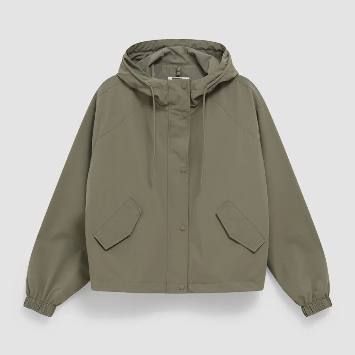 CHUBASQUERO MUJER WAX OLIVE GREEN