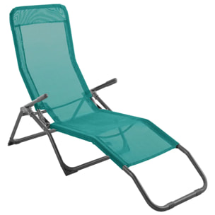 Transat "Siesta" en acier emeraude