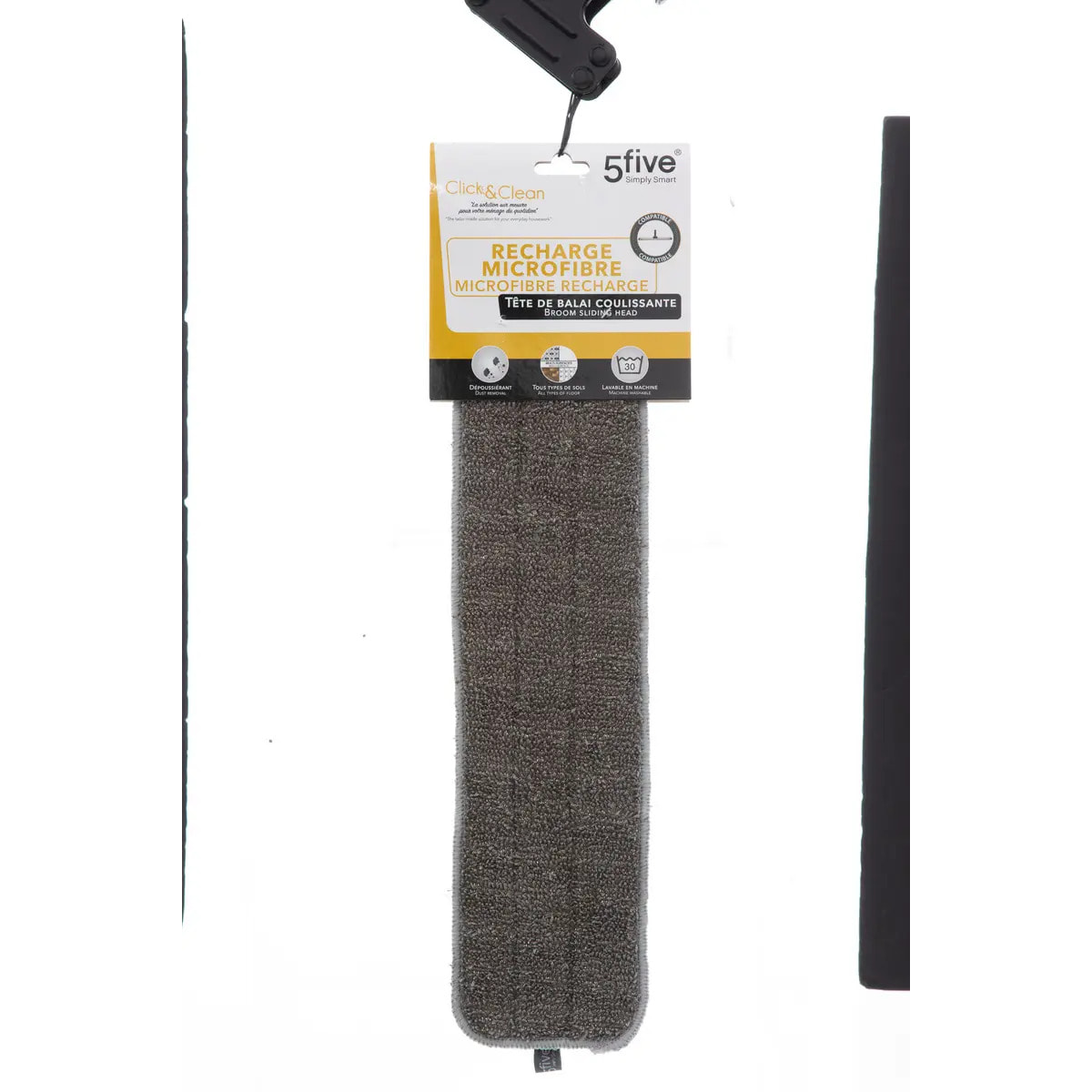 Recharge microfibre balai coulissant "Click & Clean"