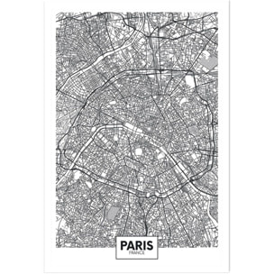 Affiche graphique paris france Affiche seule