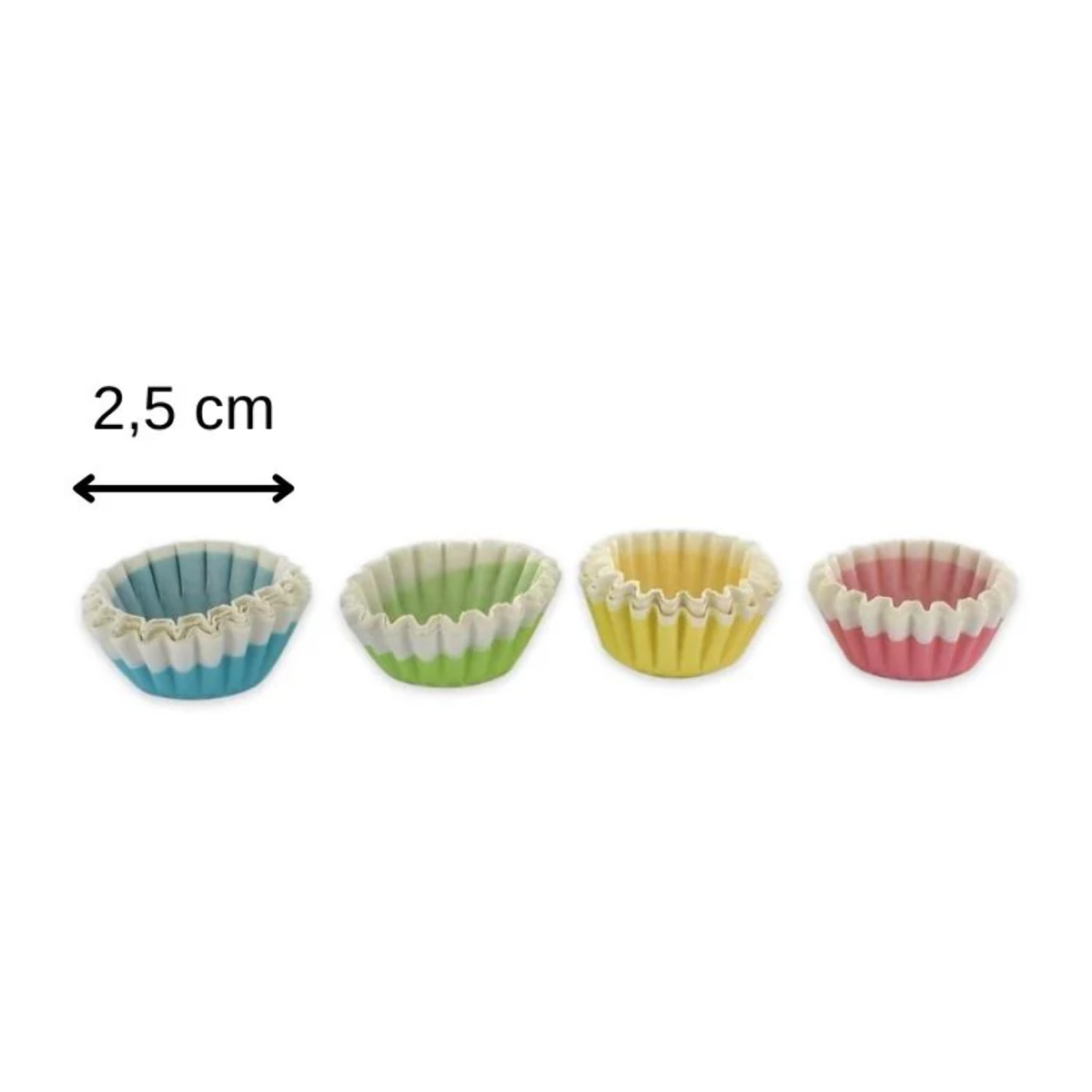 Lot de 100 barquettes alimentaires en papier 2,5 cm Zenker Smart pastry