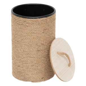 Coffre "Bill" beige D36 x H49,5cm