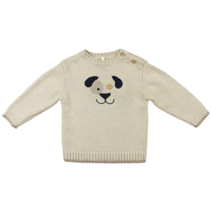 MAGLIONCINO TRICOT BEIGE CAGNOLINO