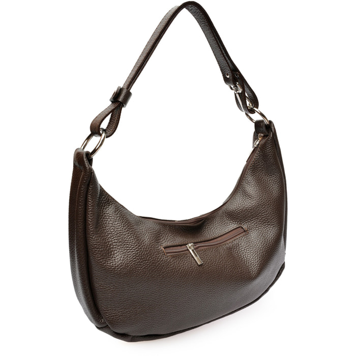 Borsa a tracolla Anna Luchini Marrone