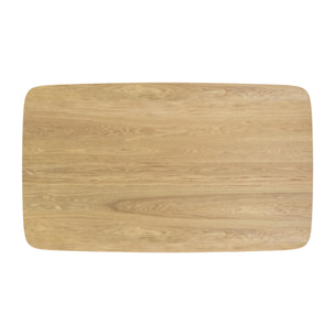 Table rectangulaire 6 personnes en bois clair 150 cm - Oman