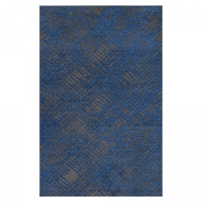 Tapis kilim Piro,aspect relief, motif abstrait déstructuré