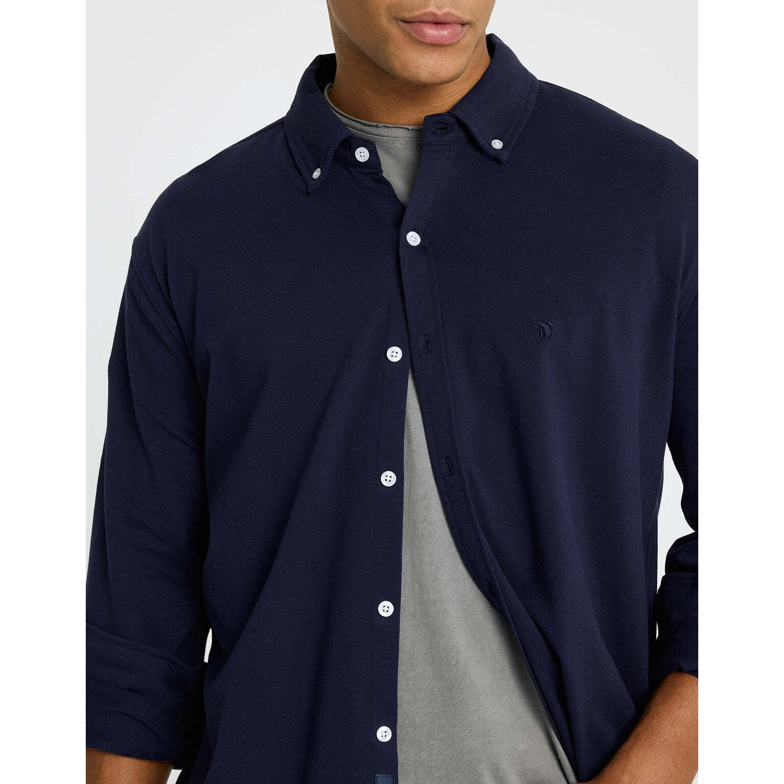 Camisa Manga Larga Algodón - Longpike