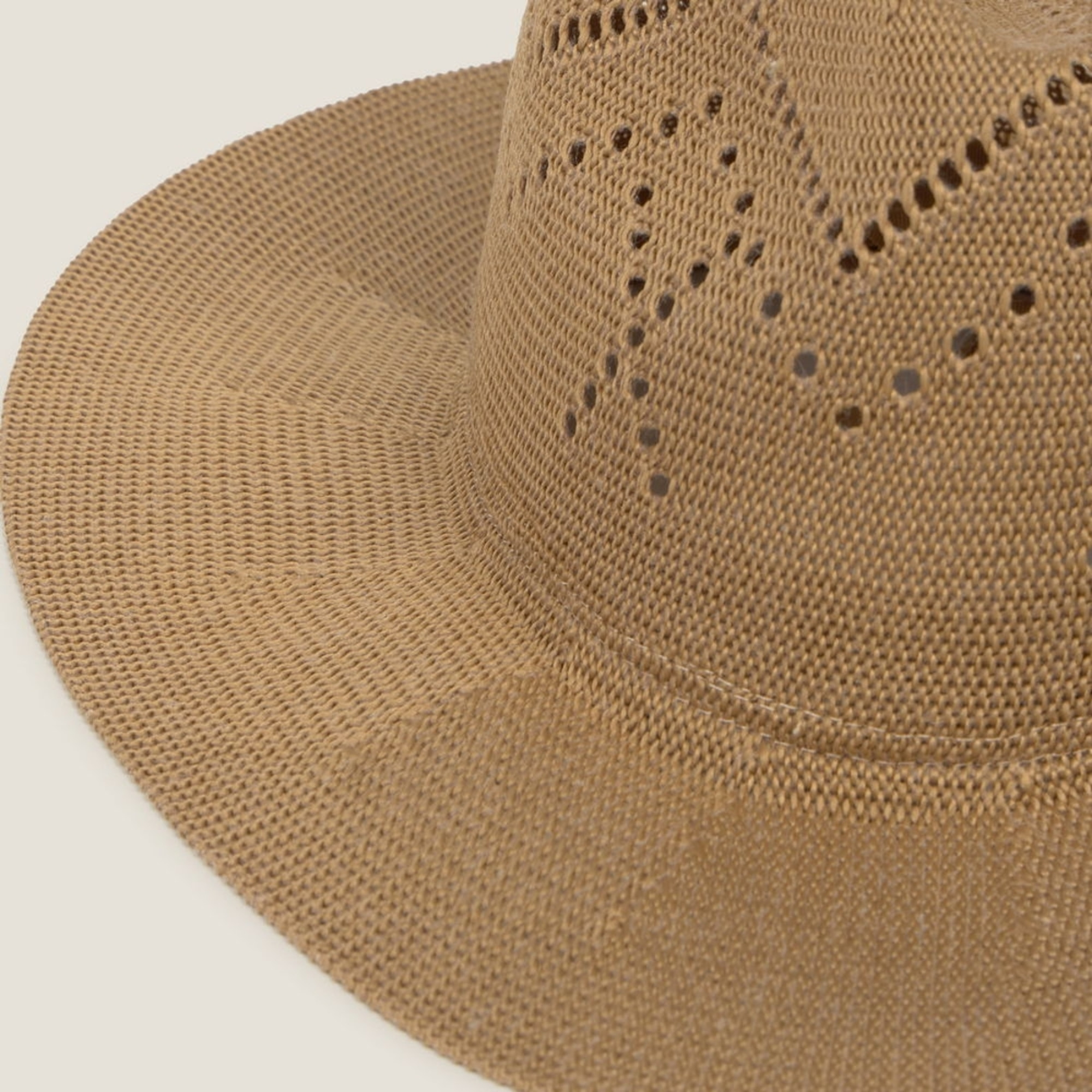 Sombrero de playa Tradi color marron beige Poliéster