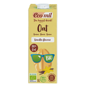 Bebida de Avena Vanilla Sin azúcar Bio Ecomil 1 L