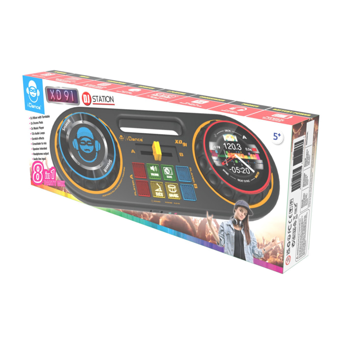 MESA DE MEZCLAS DJ 7 EN 1