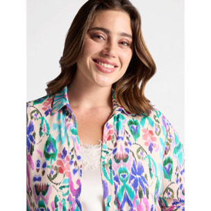 Fiorella Rubino - Chemisier stampato - Azzurro