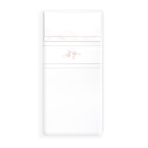 Triptico Minicuna Cigueña Oso Bco/Rosa