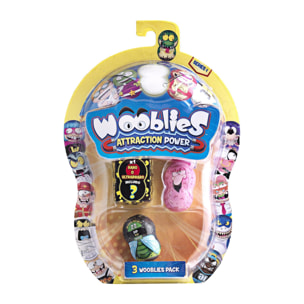 Juego de mesa wooblies serie 1 : blister 2 figuras coleccionables+ 1 figura rara o ultrarrara oculta cefa toys