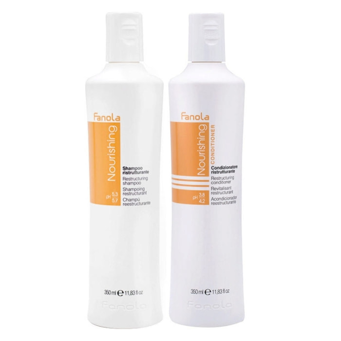 FANOLA Kit Shampoo Ristrutturante 350ml + Balsamo Ristrutturante 350ml