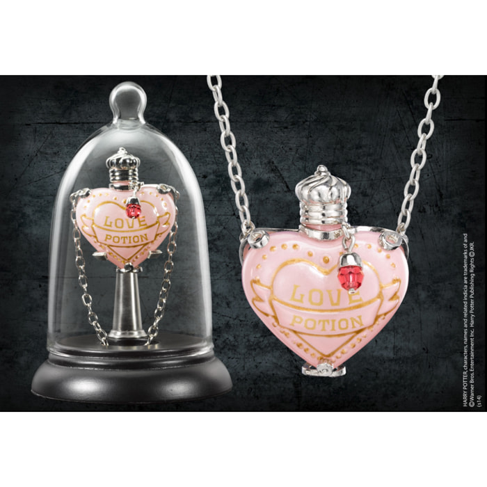 Harry Potter Ciondolo Filtro D'amore Amortentia Con Espositore Noble Collection