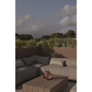 CANDELA Lampada portatile ricaricabile in argilla