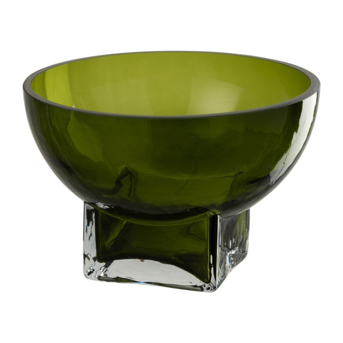 J-Line vase Carol - verre - vert - small