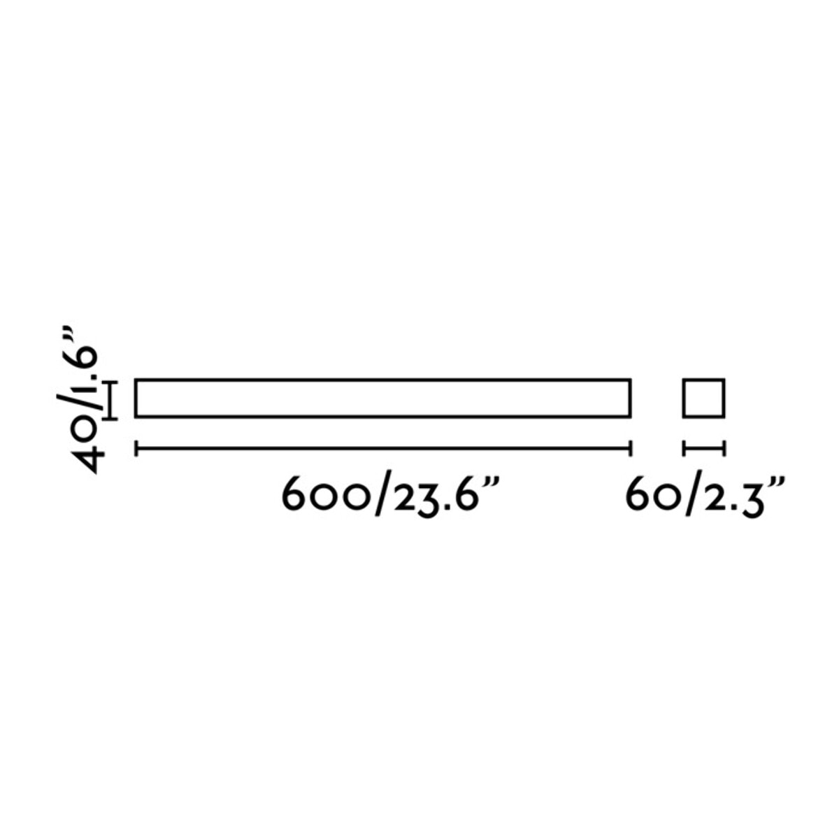 NILO 600 Aplique cromo 12W