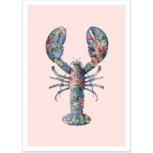 Affiche - Floral lobster - Paul Fuentes