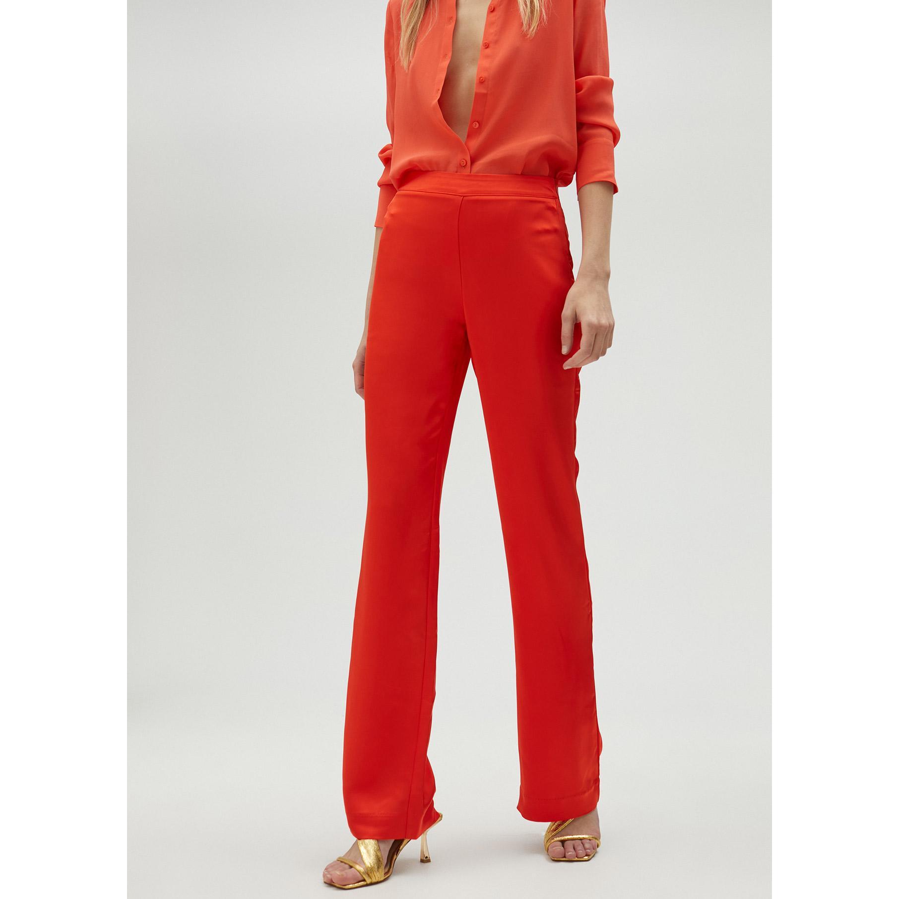 Pantaloni Flare Rossi