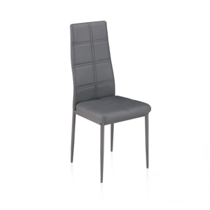 Pack 6 sillas de comedor Gray Tex Gris