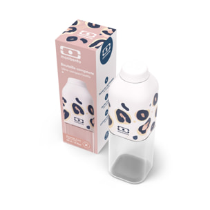Bouteille réutilisable Positive M 500ml rose Léopard