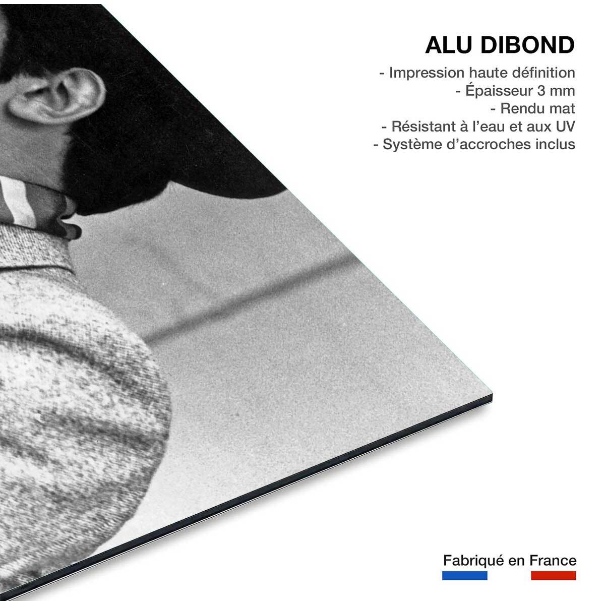 Tableau cinéma Belmondo et delon  Tableau alu Dibond