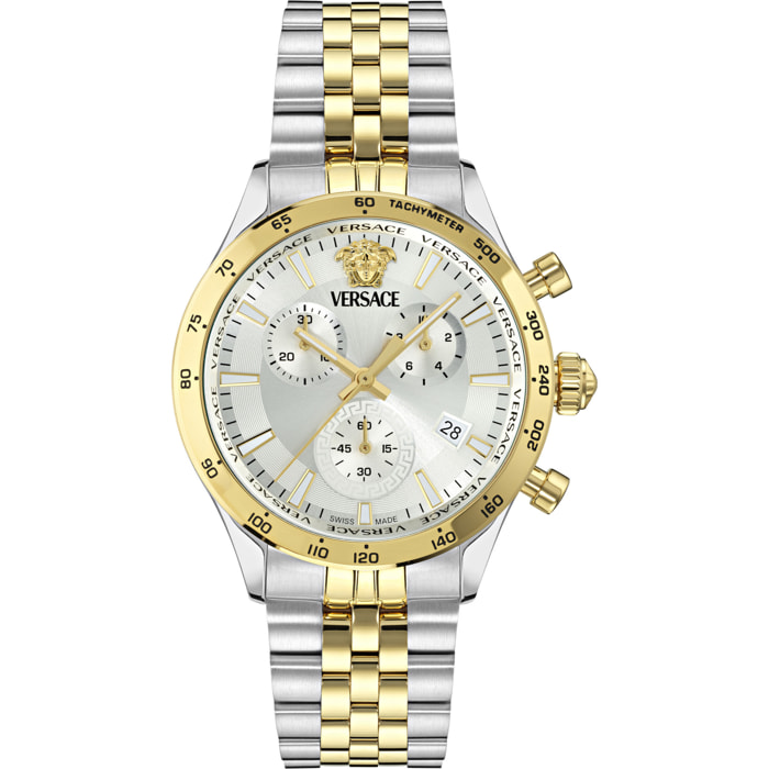 Versace Quartz Chronograph Watch Hell.chr Petite Spec. (Wc-Cfa)